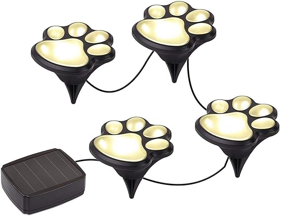 dog memorial solar light