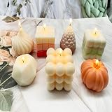 WYAHYQ 6Pcs Silicone Moulds for Candle Making & Baking, Food Grade view 5