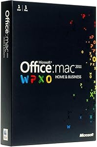 Office Mac Home and Business 2011 - 1MAC/1User W6F-00063 (Disc Version)