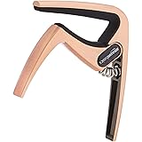 AmazonBasics Zinc Alloy Guitar Capo for Acoustic and Electric Guitar, Copper, 3-Pack
