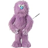 30" Purple Monster Puppet, Full Body Ventriloquist Style Puppet