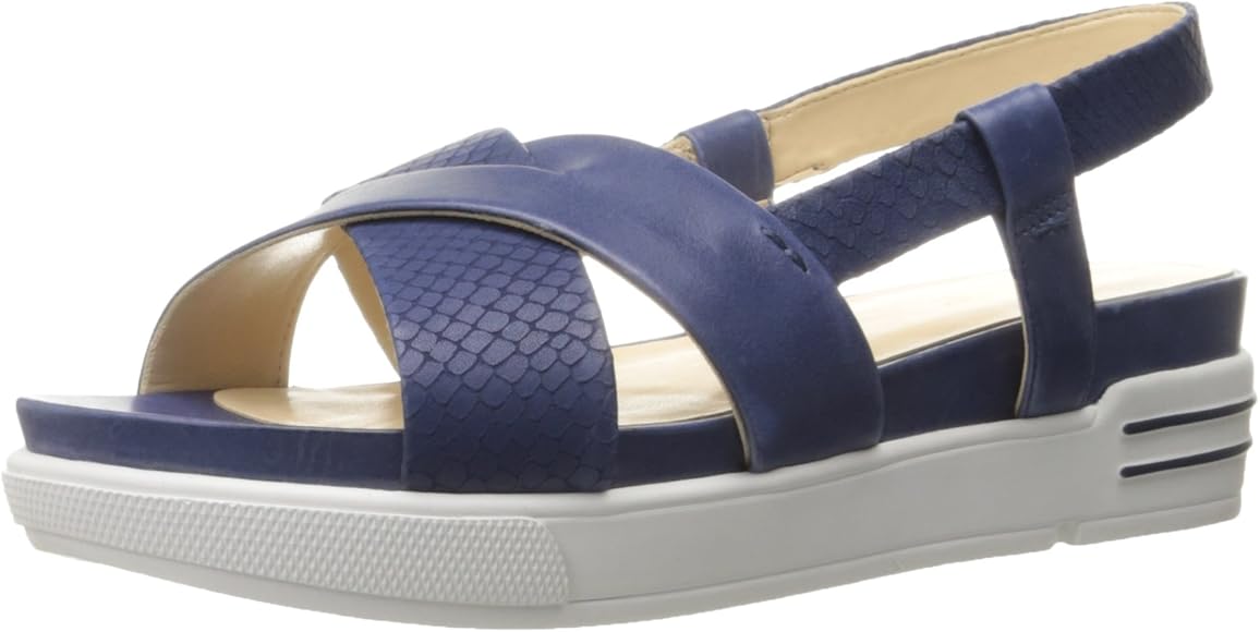 nine west navy blue sandals