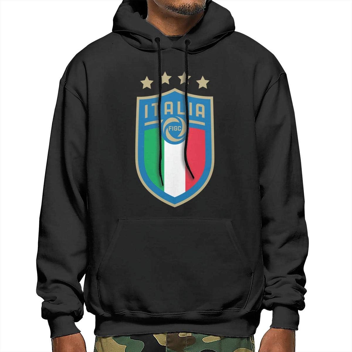 Stylish Wholesale Italian Football Men's Hoodies Medium Thickness
