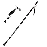 Folding Walking Cane for Men &amp; Women, Adjustable Height &amp; Handle - Lightweight Portable Walking Stick, Foldable Cane with Comfortable Grip
