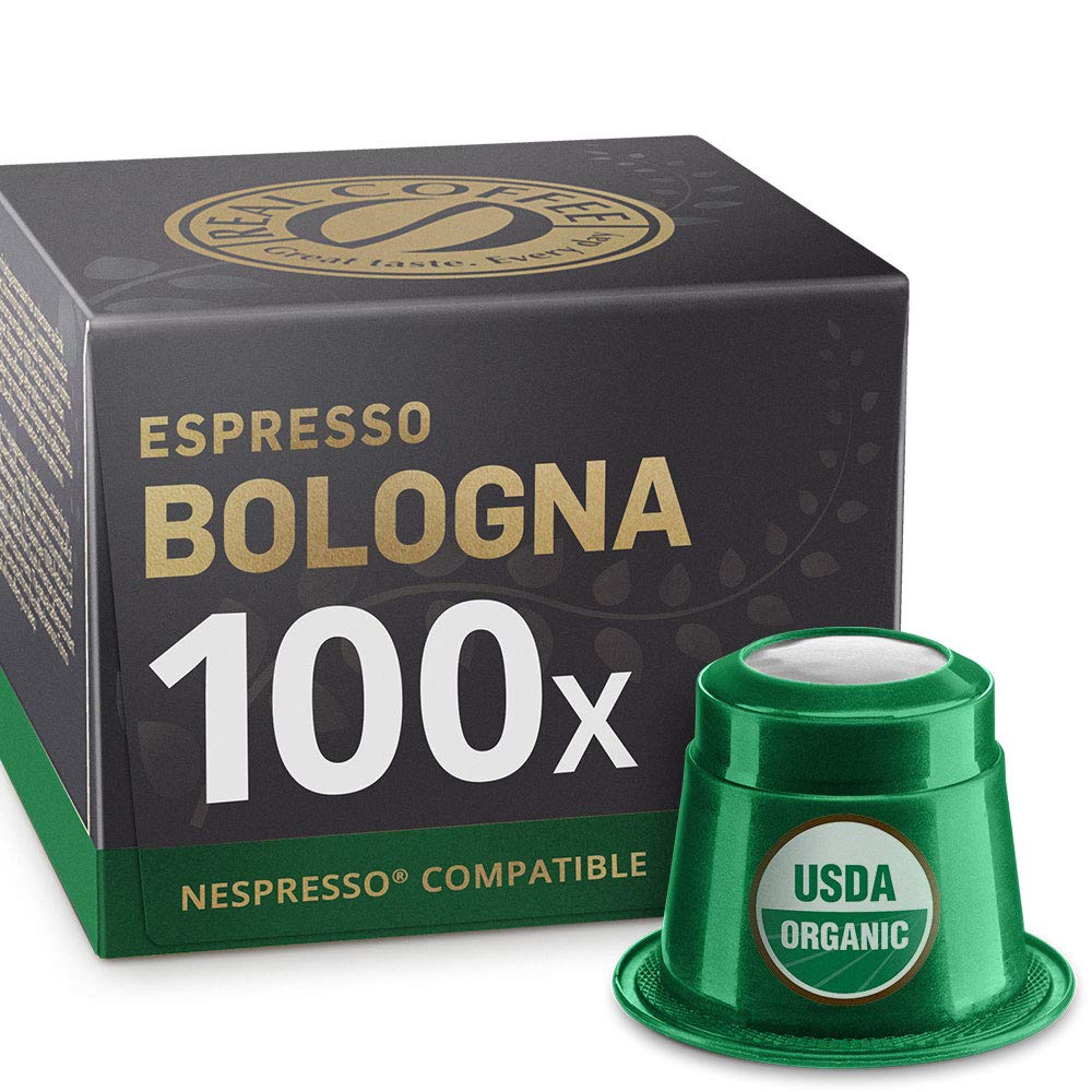 100 Organic Nespresso Compatible Pods - Espresso Bologna