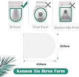STOREMIC Toilet Seat Soft Close Universal D Shape White Quick Release view 3