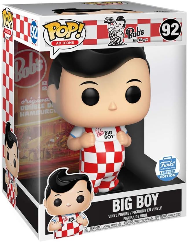 Funko Pop! 44179 Ad Icons - Bobs Big Boy 10 inch, Multicolor - Image 3