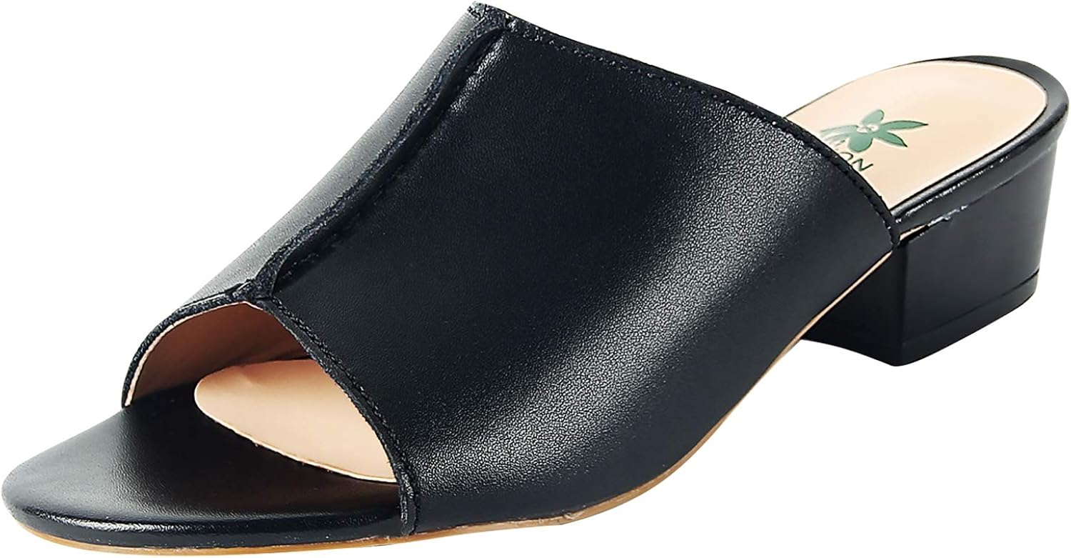 chunky mule heels