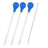 PATIKIL Graduated Dropper Pipettes Kit, 3 Pcs 25ml