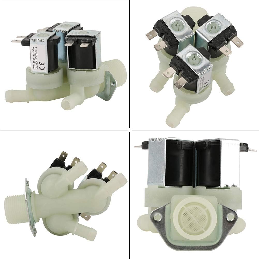 TOPINCN Solenoid Valve 3 Way Water Inlet N/C Normal Closed Electric Solenoid Valve Ac 220V G3/4 - Image 4