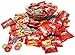 Assorted Bulk 5.49 Lb Starbursts Skittles Lifesavers Big Ring Gummies Skittles Candy Holiday Gifts Candies 180+ Pcs (88 Oz)