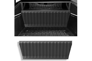 LUCKEASY Trunk Bed Cover for Tesla Cybertruck 2023 2024 TPE Rear Trunk Front Protector Pad Collision Prevention Anti Friction Mat 1pc Black