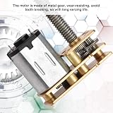Wandisy DC Gear Motor 6V 30RPM 2W Micro Reduction Motor M4x55mm Shaft for RC view 3
