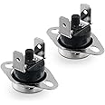 2pcs Limit Switch L350 Replacement, OEM 47-22861-01 Roll Out Furnace Limit Switch Compatible with Rheem L350 SRL350 350F Manual Reset Universal Oven Thermostat Parts