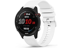 Vancle Bands for Garmin Forerunner 255/265 & Vivoactive 4/Venu 3/2 sport replacement straps, Silicone for Women & Men