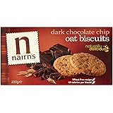 Nairn's Dark Choc Chip Oat Biscuits (200g) - Pack of 2