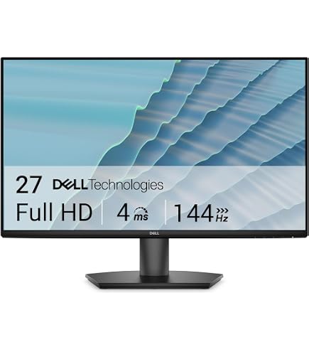 Dell S2421HS 23.8-inch Full HD 1920 x 1080 75Hz Monitor, 4MS Grey