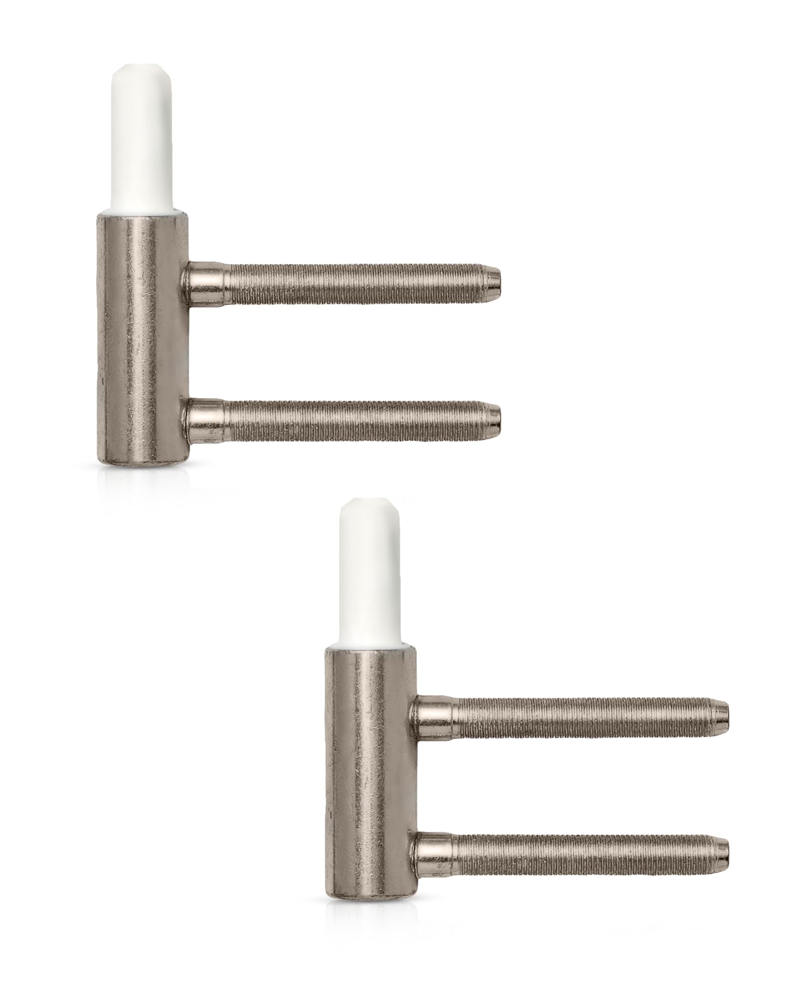 Gedotec Drill-in Hinge Variant Frame Part V 3400 WF for hinged Doors | Nickel-Plated Steel | Stop DIN Left & Right | Load Capacity 40 kg