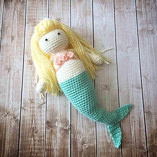 Little Miss Mermaid Doll Plush Toy/ Photography Prop/ Stuffed Toy / Soft Toy/Amigurumi Toy