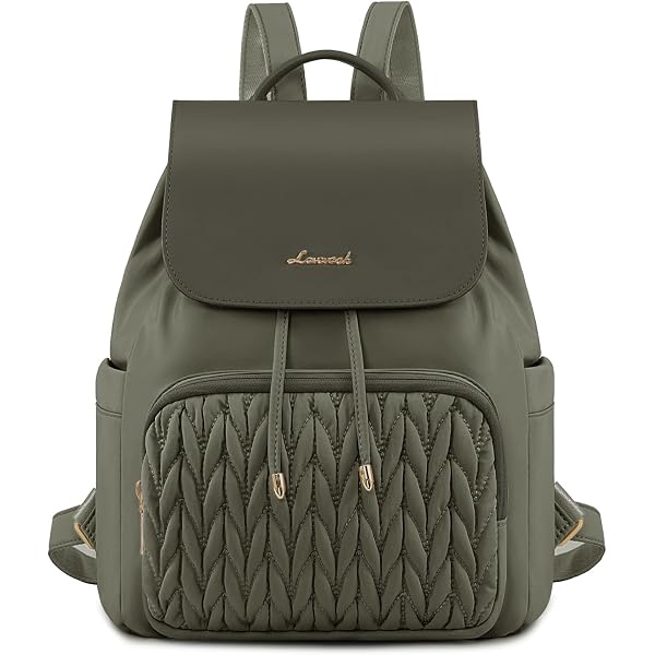 Amazon.com: KKXIU Quilted Trendy Leather Backpack Purse for  display picture 3