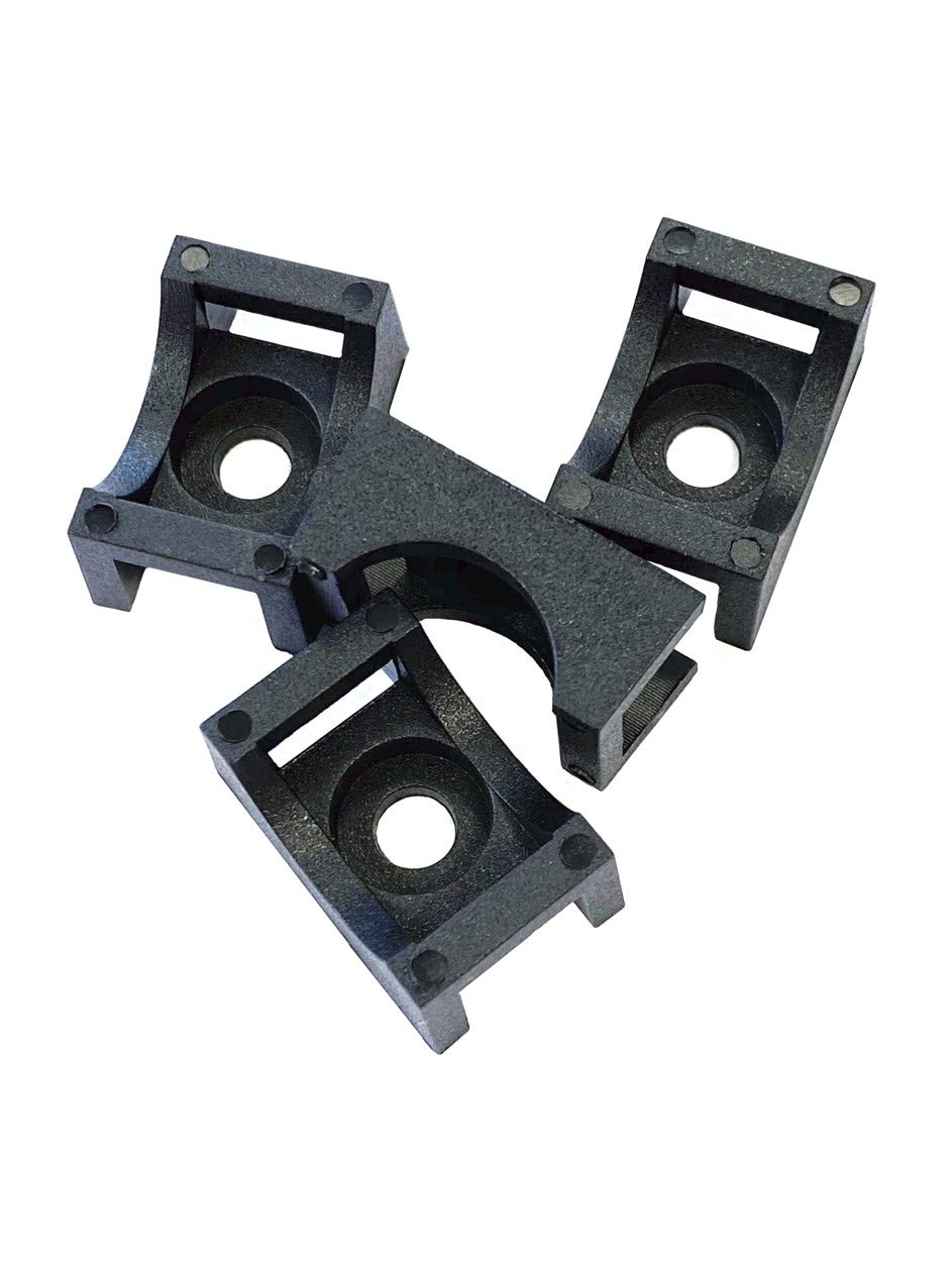 Cable Tie Base 100pcs (Very Strong) Multi use (Black or White) Up to 9mm Cable Ties (Uk Made!!)