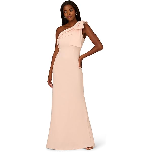 Amazon.com: Adrianna Papell Womens Satin Crepe Gown Special Occasion Dress, Ivory, 2 US : Clothing, Shoes & Jewelry Amazon.com: Adrianna Papell Womens Satin Crepe Gown Special Occasion Dress, Ivory, 2 US : Clothing, Shoes & Jewelry