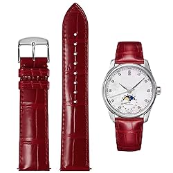 Danxancy Genuine Leather Watch Bands,Quick Release