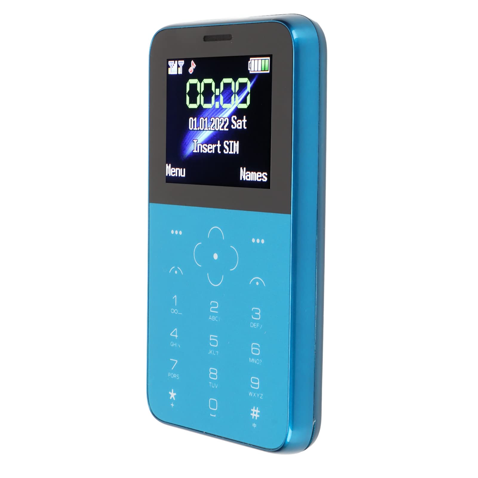 Ultra Mini Smartphone 3G Dual SIM Small Phone 1GB RAM 8GB ROM, 5.0MP Quad Core Unlocked Cell Phone with Kids Pocket HD Camera (BLUE)