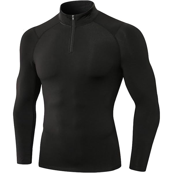Amazon.com: Mendove Quarter Zip Pullover Mens Thermal Compression