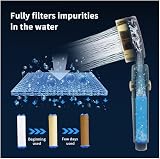 Hairstore LED Shower Head 7 Color Changing Water Powered High Pressure Water view 5