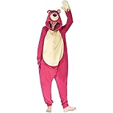 Verycos Women Plush Bear Pajamas Adult Cosplay Costume Sleepwear Animal Jumpsuit
