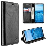 Samsung Galaxy S8 Plus Luxury Gentleman Magnetic Flip Leather Wallet Case - Black