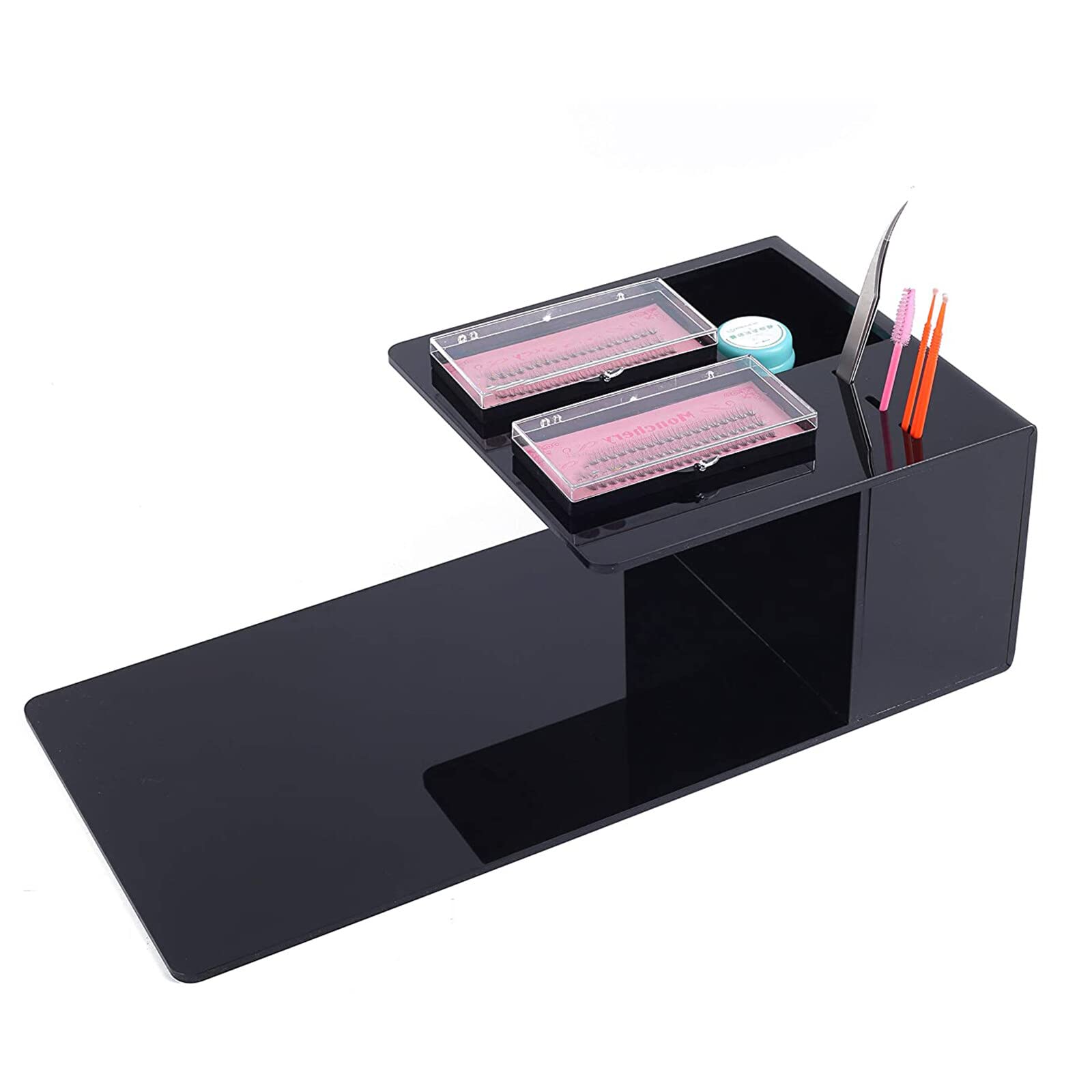 Eyelash Extension Stand Organiser Shelf Tools Display Cabinet Stand for Eyelash Extension Cushion Shelf Tools Practical Classified Storage (Pillow NOT Included)