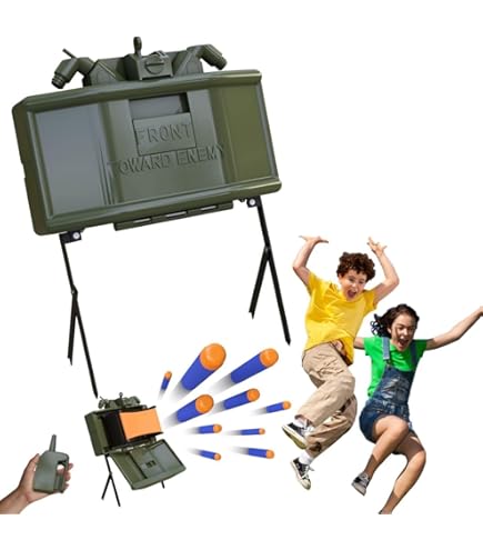 AGM MASTECH AR 416 Shell Tossing Blaster Shotgun - 40 offizielle Darts, 8 Dartclips - Abnehmbarer Schaft, 4 Montagemethoden, Blaster Spielzeug Spielsets Für Jungen Kinder Erwachsene