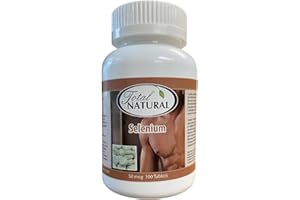 Total Natural Selenium 50mcg Tablets, 100 Count by Total Natural
