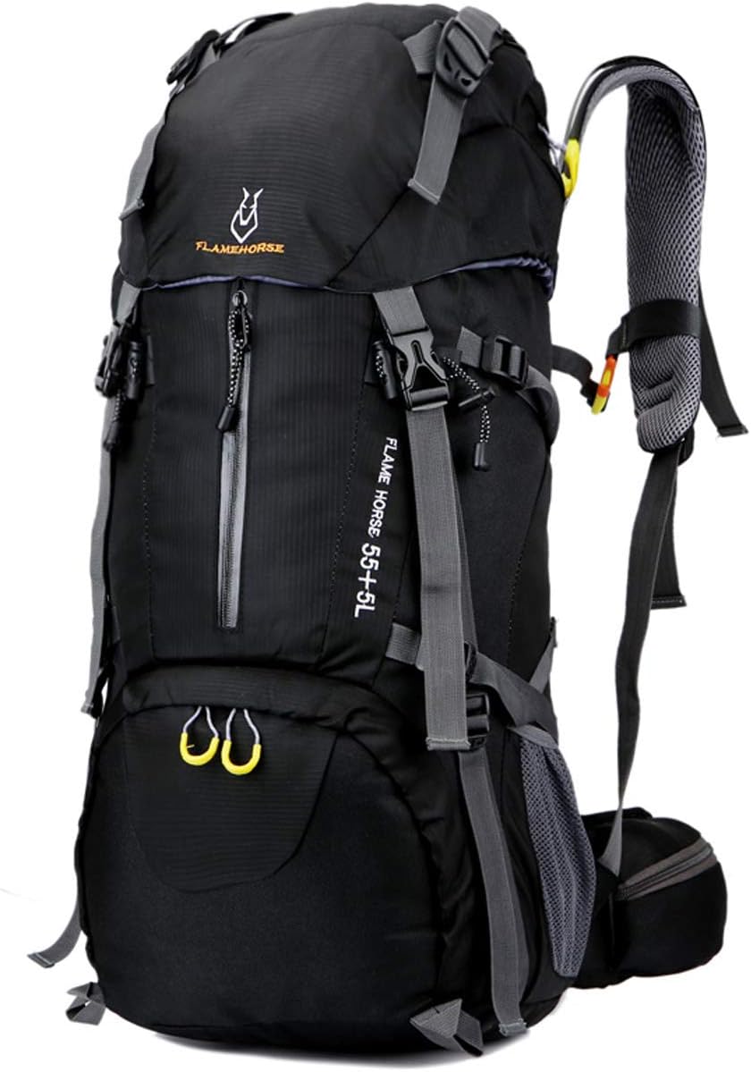 60L Hiking Backpack Lightweight Internal Frame Backpack Waterproof