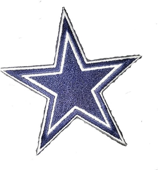 Cowboys Football Team Star Logo 3" Embroidered Sew Iron Patch