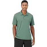 Hanes Mens Moves Performance Polo, Short Sleeve Polo Shirt for Men, Moisture-Wicking