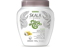 SKALA Brazilian Hair Treatment Cream Vegan Coconut Oil 35oz | Creme de Tratamento Oleo de Coco Vegano 1kg