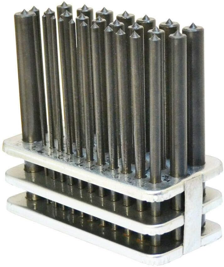 28 Pcs. 3/321/2'' Transfer Punch by 64th Set Punches Machinist Thread