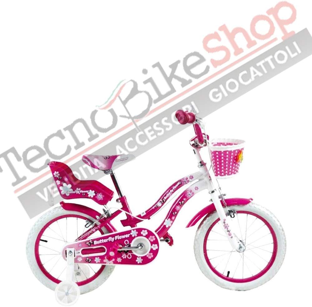 16-20 Butterfly con Rotelle Cestino Porta Bambola Bici Bimba Bicicletta per  Bambina 12-14 Ciclismo Accessori berjaya.edu.my