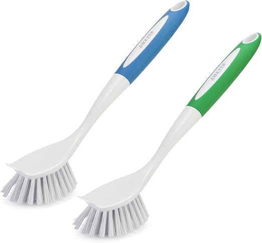 Amazon Com Amazer Kitchen Scrub Brush Sink Bathroom Brushes With