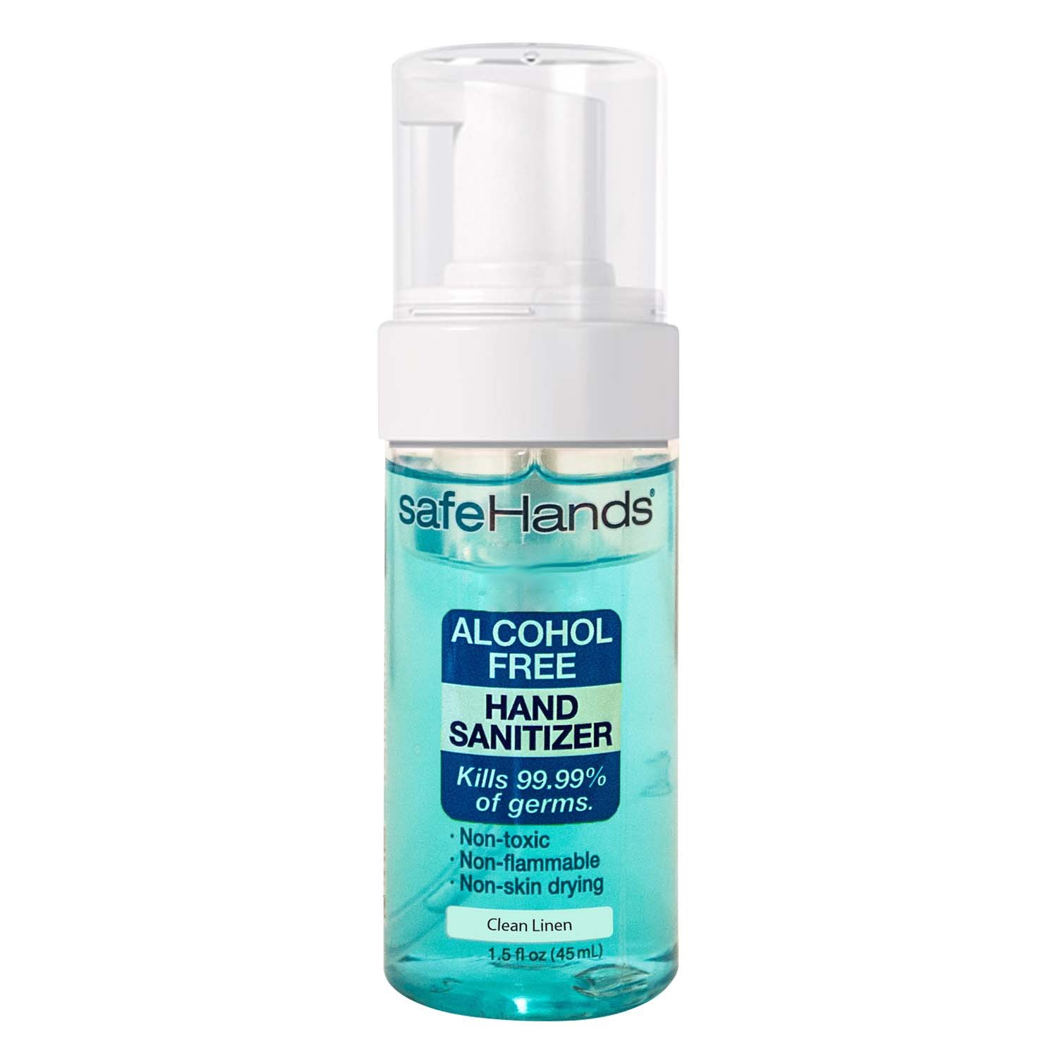 SafeHands 1 Alcohol Free Foam Hand Sanitizer Brand