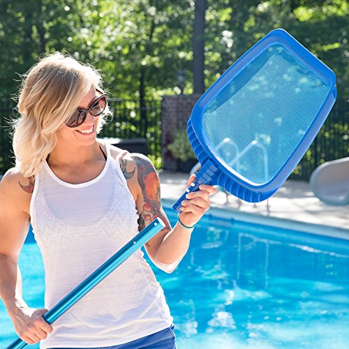 SharkBlu Pool Net Skimmer Replacement for Telescopic Pool Pole, Fine