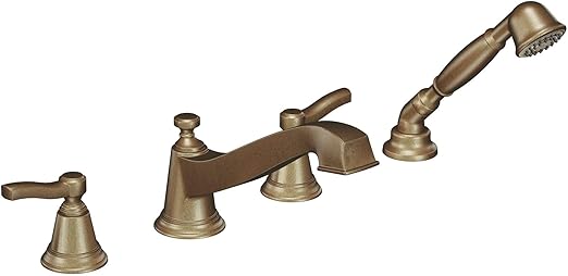Moen Ts925az Rothbury Two Handle Low Arc Roman Tub Faucet And Hand