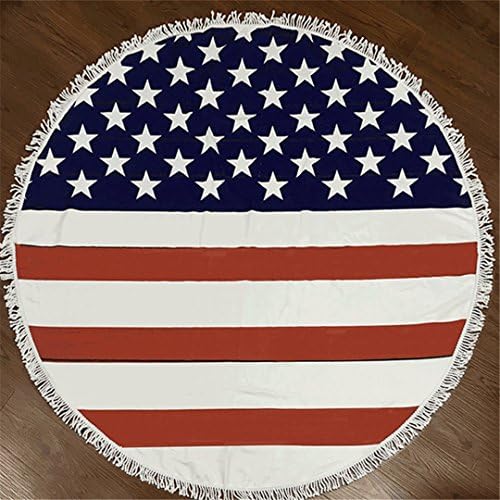 YUJIN Fruit Pattern Watermelon 3D Print Round Beach Towel Summer Vacation Seaside Shawl Bath Towel Large Sunscreen Towel For Beach White Polyester
