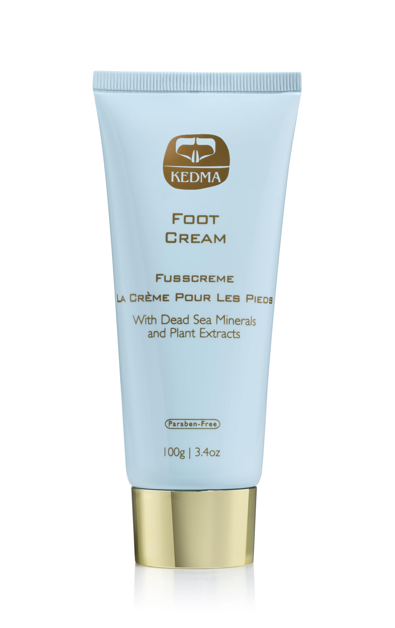 Kedma - Foot Cream Enriched with Dead Sea Minerals - Hydrating and Softening - For Rough and Dry Feet - 100ml