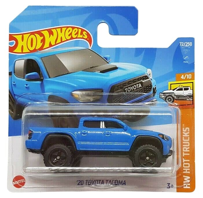 Hot Wheels Toyota Tacoma HW Hot Trucks, Blue, 2022, Mattel, Toy Vehicle for Children, Unisex