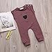 Ma&Baby Infant Baby Girl Boys Bear Jumpsuit Animal Cotton Romper Toddler Clothes, 0-6 Months (Tag 70),Wine red)