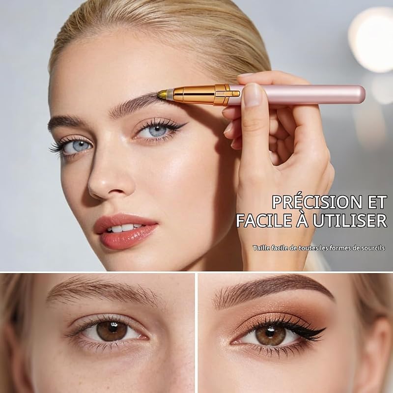 Tondeuse à Sourcils pour Femme, épilateur Sourcil et Rasoir — photo 5 sur 7
